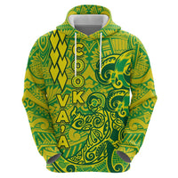 Cook Islands Vaa Polynesian Art Tattoo Hoodie National Color