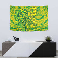 Cook Islands Vaa Polynesian Art Tattoo Tapestry National Color