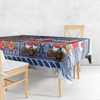 Yule Goat Joulupukki Finnish Christmas Tablecloth Scandinavian Pattern