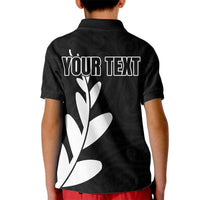 Personalised New Zealand Canoeing Special Jersey Kid Polo Shirt