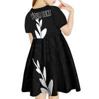 Personalised New Zealand Canoeing Special Jersey Kid Short Sleeve Dress