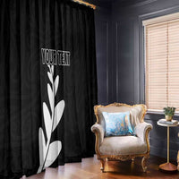 Personalised New Zealand Canoeing Special Jersey Window Curtain