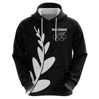 Personalised New Zealand Canoeing Special Jersey Zip Hoodie