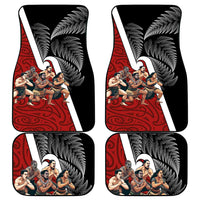 New Zealand Te Matatini Car Mats Kapa Haka and Silver Fern - Maori Art Pattern