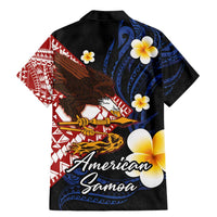 American Samoa Flag Day Family Matching Mermaid Dress and Hawaiian Shirt Polynesian Tatau Art and Plumeria