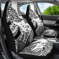 Hawaiian Tribal Manta Ray Car Seat Cover Kakau Tattoo and Polynesian Art Motif Pattern