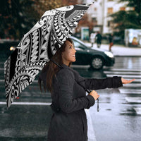 Hawaiian Tribal Manta Ray Umbrella Kakau Tattoo and Polynesian Art Motif Pattern