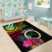 Vanuatu 44th Anniversary Area Rug Boars Tusk Tugeta Yumi Selebretem Indipendens Dei