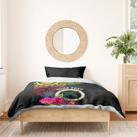 Personalised Vanuatu 44th Anniversary Bedding Set Boars Tusk Tugeta Yumi Selebretem Indipendens Dei LT03 - Polynesian Pride