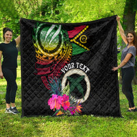 Personalised Vanuatu 44th Anniversary Quilt Boars Tusk Tugeta Yumi Selebretem Indipendens Dei LT03 - Polynesian Pride