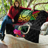 Personalised Vanuatu 44th Anniversary Quilt Boars Tusk Tugeta Yumi Selebretem Indipendens Dei LT03 - Polynesian Pride