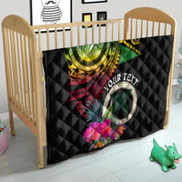 Personalised Vanuatu 44th Anniversary Quilt Boars Tusk Tugeta Yumi Selebretem Indipendens Dei LT03 - Polynesian Pride