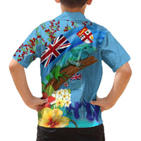 Fiji Day Hawaiian Shirt Tagimoucia Flower and Melanesia Pattern LT03 - Polynesian Pride