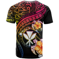 Polynesia Hawaii Turtle Day T Shirt Hibiscus and Kanaka Maoli
