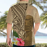 Hawaii Kanaloa Tiki Hawaiian Shirt Polynesian Tattoo and Tapa Pattern LT03 - Polynesian Pride