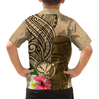 Hawaii Kanaloa Tiki Hawaiian Shirt Polynesian Tattoo and Tapa Pattern LT03 - Polynesian Pride