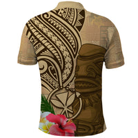 Hawaii Kanaloa Tiki Polo Shirt Polynesian Tattoo and Tapa Pattern LT03 - Polynesian Pride