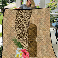 Hawaii Kanaloa Tiki Quilt Polynesian Tattoo and Tapa Pattern