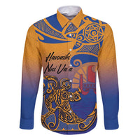 Hawaiki Nui Va'a Solo French Polynesia Family Matching Mermaid Dress and Hawaiian Shirt Sunset Color