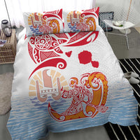 Hawaiki Nui Va'a Solo French Polynesia Bedding Set Red Color