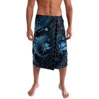 Aloha Hawaii Hammerhead Shark Lavalava Blue Kakau and Polynesian Tattoo LT03