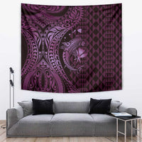 Aloha Hawaii Hammerhead Shark Tapestry Purple Kakau and Polynesian Tattoo LT03 Purple - Polynesian Pride