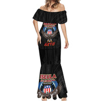 American Samoa Fautasi Mermaid Dress Pago Pago Aeto and Iseula o le Moana of Fagatogo Black Color - Polynesian Pride