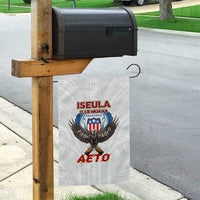 American Samoa Fautasi Garden Flag Pago Pago Aeto and Iseula o le Moana of Fagatogo White Color - Polynesian Pride