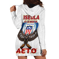 American Samoa Fautasi Hoodie Dress Pago Pago Aeto and Iseula o le Moana of Fagatogo White Color - Polynesian Pride