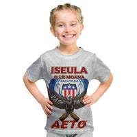 American Samoa Fautasi Kid T Shirt Pago Pago Aeto and Iseula o le Moana of Fagatogo White Color - Polynesian Pride