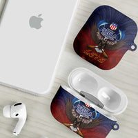 American Samoa Fautasi AirPods Case Pago Pago Aeto and Iseula o le Moana of Fagatogo Red-Blue - Polynesian Pride