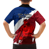 Samoa Rugby Hawaiian Shirt Siva Tau Dance Polynesian Tattoo Brush Style LT03 - Polynesian Pride