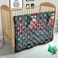 Hawaii Mele Kalikimaka Quilt Aloha and Christmas Elements Patchwork Turquoise Style LT03 - Polynesian Pride