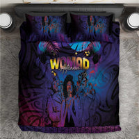 Aotearoa Arts Festival 2025 Bedding Set Maori Music Art Dance - Rhythmic Vibes LT03 Black - Polynesian Pride