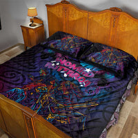 Aotearoa Arts Festival 2025 Quilt Bed Set Maori Performing Art and Music - Rhythmic Vibes