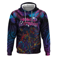 Aotearoa Arts Festival 2025 Zip Hoodie Maori Performing Art and Music - Rhythmic Vibes