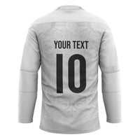 Custom New Zealand Football Hockey Jersey The Whites-Sporty T90 Style LT03 - Polynesian Pride