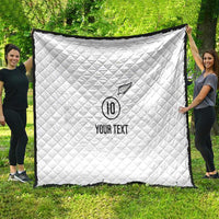 Custom New Zealand Football Quilt The Whites-Sporty T90 Style LT03 - Polynesian Pride