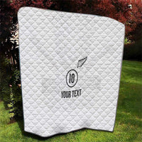 Custom New Zealand Football Quilt The Whites-Sporty T90 Style LT03 - Polynesian Pride