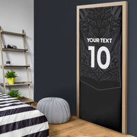 Custom Aotearoa Rugby Door Cover The Blacks-Sporty T90 Style LT03 - Polynesian Pride