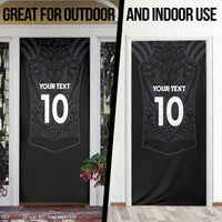 Custom Aotearoa Rugby Door Cover The Blacks-Sporty T90 Style LT03 - Polynesian Pride