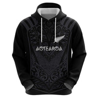 Custom Aotearoa Rugby Hoodie The Blacks-Sporty T90 Style LT03 - Polynesian Pride