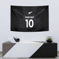 Custom Aotearoa Rugby Tapestry The Blacks-Sporty T90 Style - Polynesian Pride