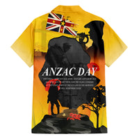 Niue ANZAC Day Family Matching Long Sleeve Bodycon Dress and Hawaiian Shirt Soldier and Gallipoli Lest We Forget LT03 - Polynesian Pride