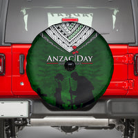 Norfolk Island ANZAC Day Spare Tire Cover Soldier Lest We Forget Camouflage LT03 - Polynesian Pride