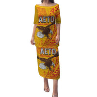 Personalised American Samoa Flag Day Family Matching Puletasi and Hawaiian Shirt Fautasi Race Pago Pago-Aeto Eagle Wings Tribal Style