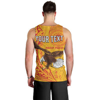 Personalised American Samoa Flag Day Men Tank Top Fautasi Race Pago Pago-Aeto Eagle Wings Tribal Style
