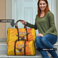 American Samoa Flag Day Travel Bag Fautasi Race Pago Pago-Aeto Eagle Wings Tribal Style LT03 - Polynesian Pride