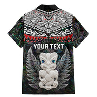 New Zealand Hei Tiki Family Matching Mermaid Dress and Hawaiian Shirt Maori Green Papua Shell Pattern LT03 - Polynesian Pride