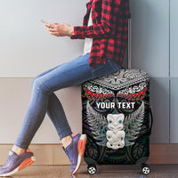 New Zealand Hei Tiki Luggage Cover Maori Green Papua Shell Pattern LT03 - Polynesian Pride